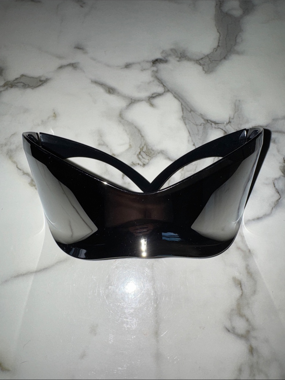 Futuristic Mirror Shield Sunglasses